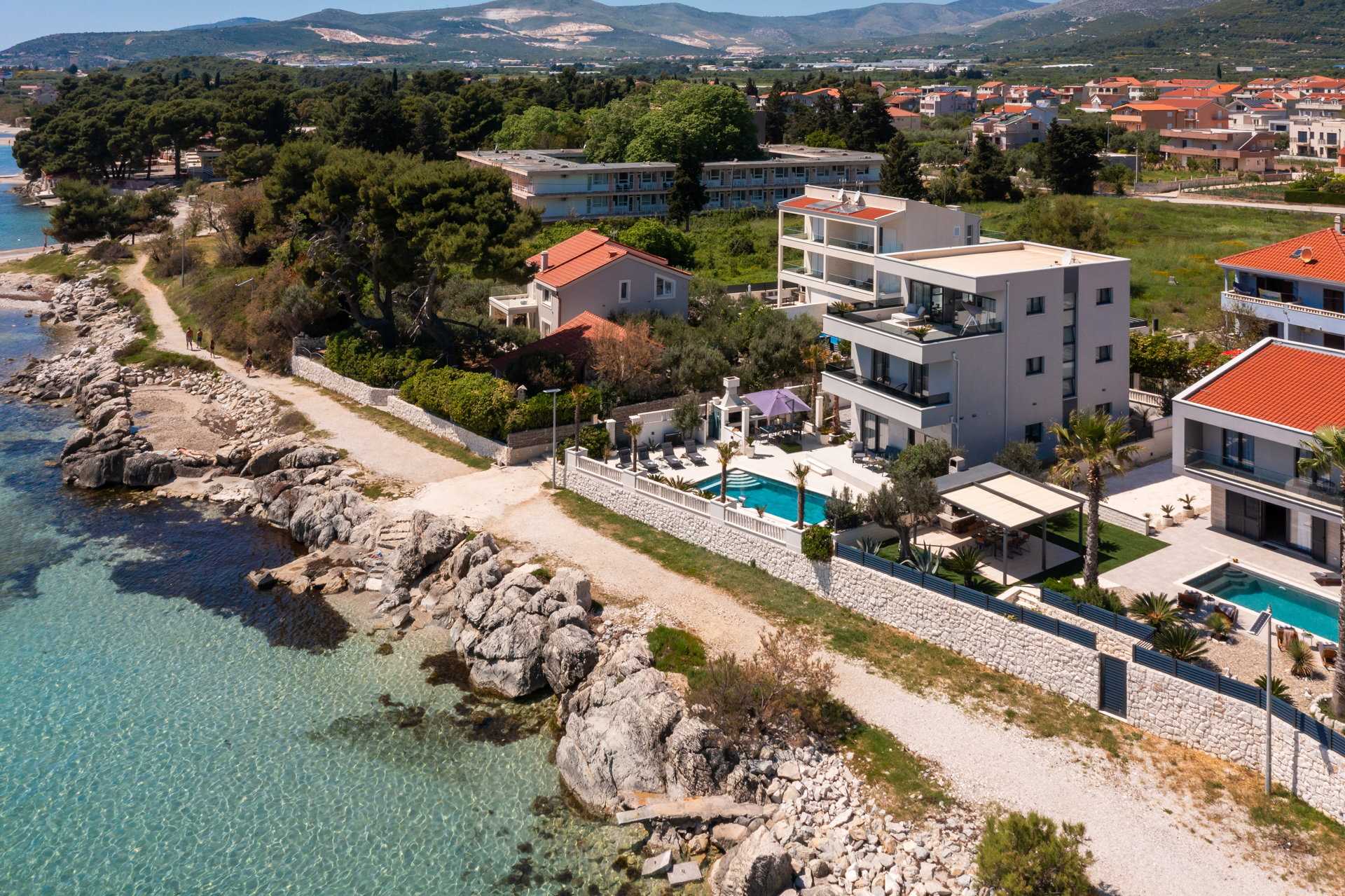 Beachfront Villa Ines with Pool
