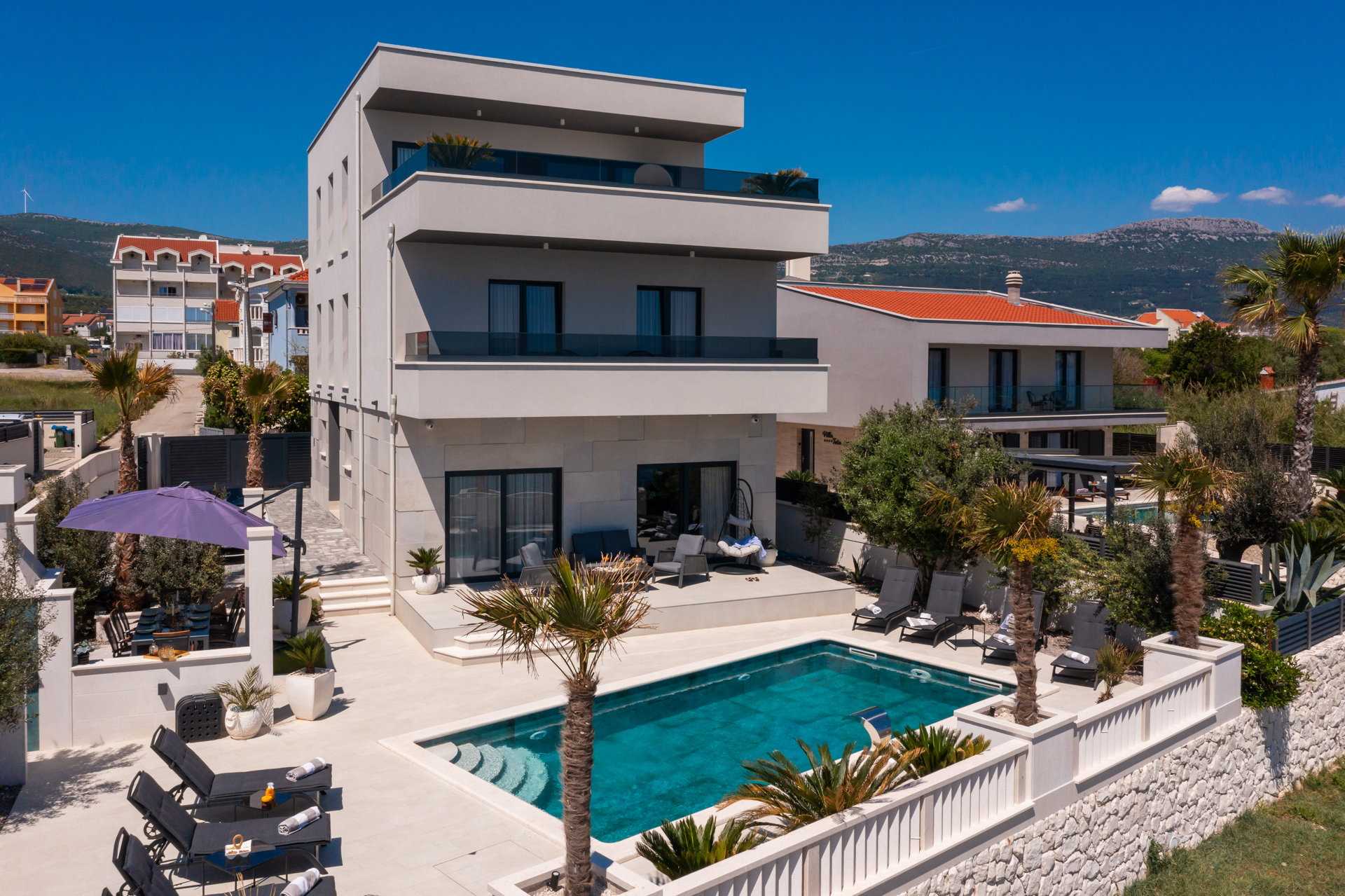 Beachfront Villa Ines with Pool