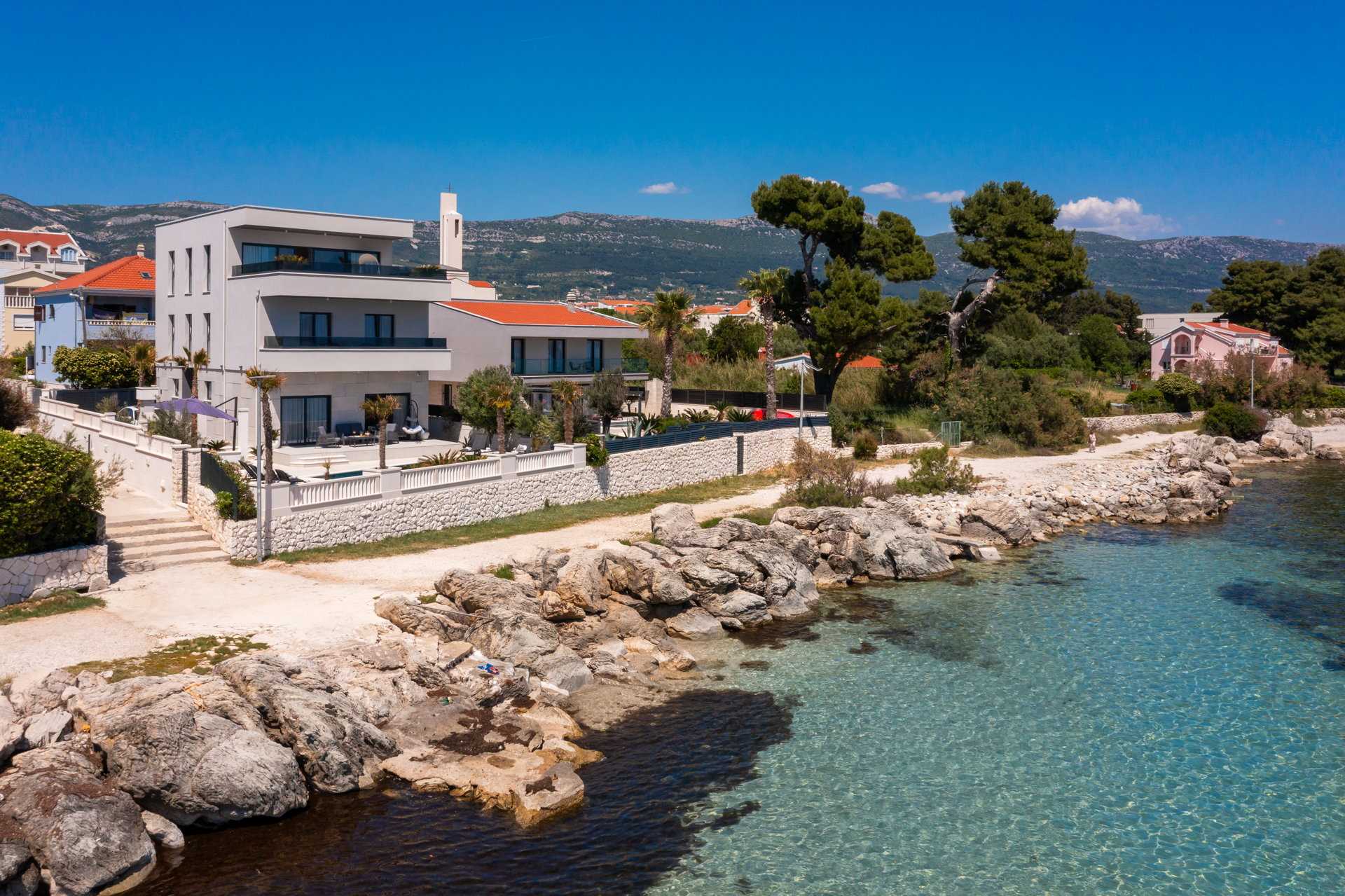 Beachfront Villa Ines with Pool