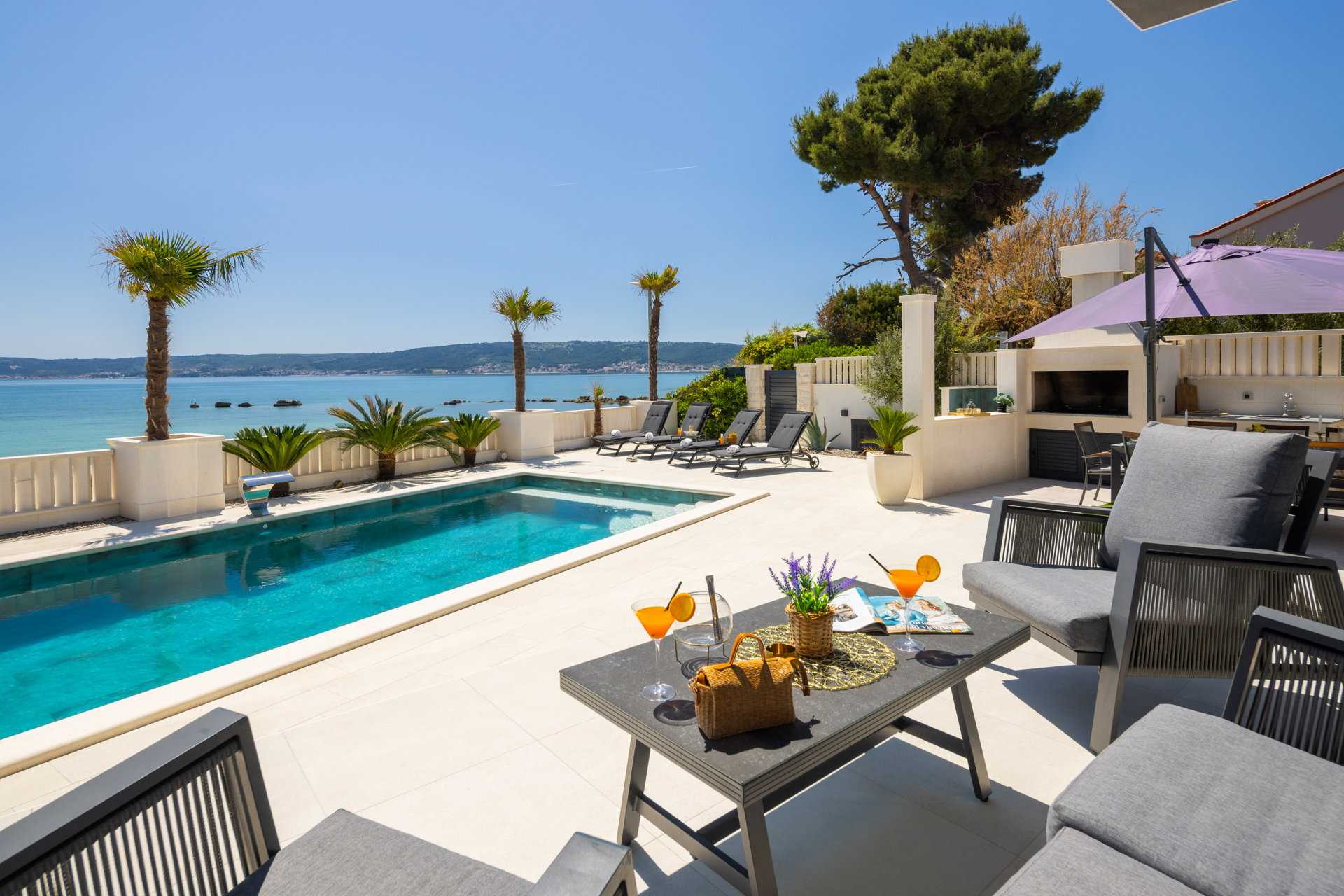 Image of Beachfront Villa Ines with Pool