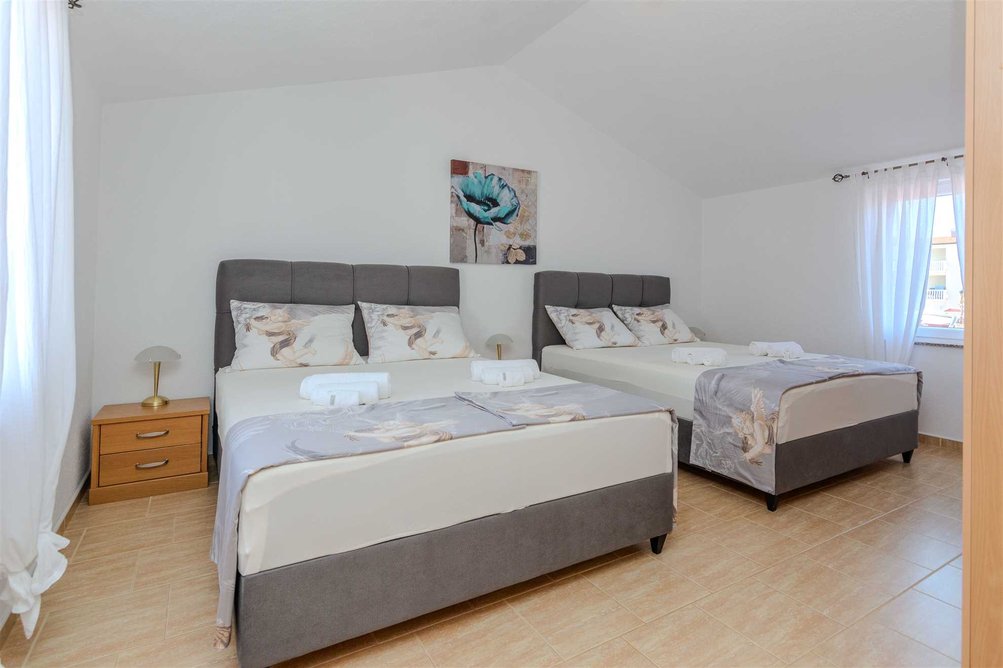 Apartment with sea view | just 70 meters from the beach | ideally 4-5 persons