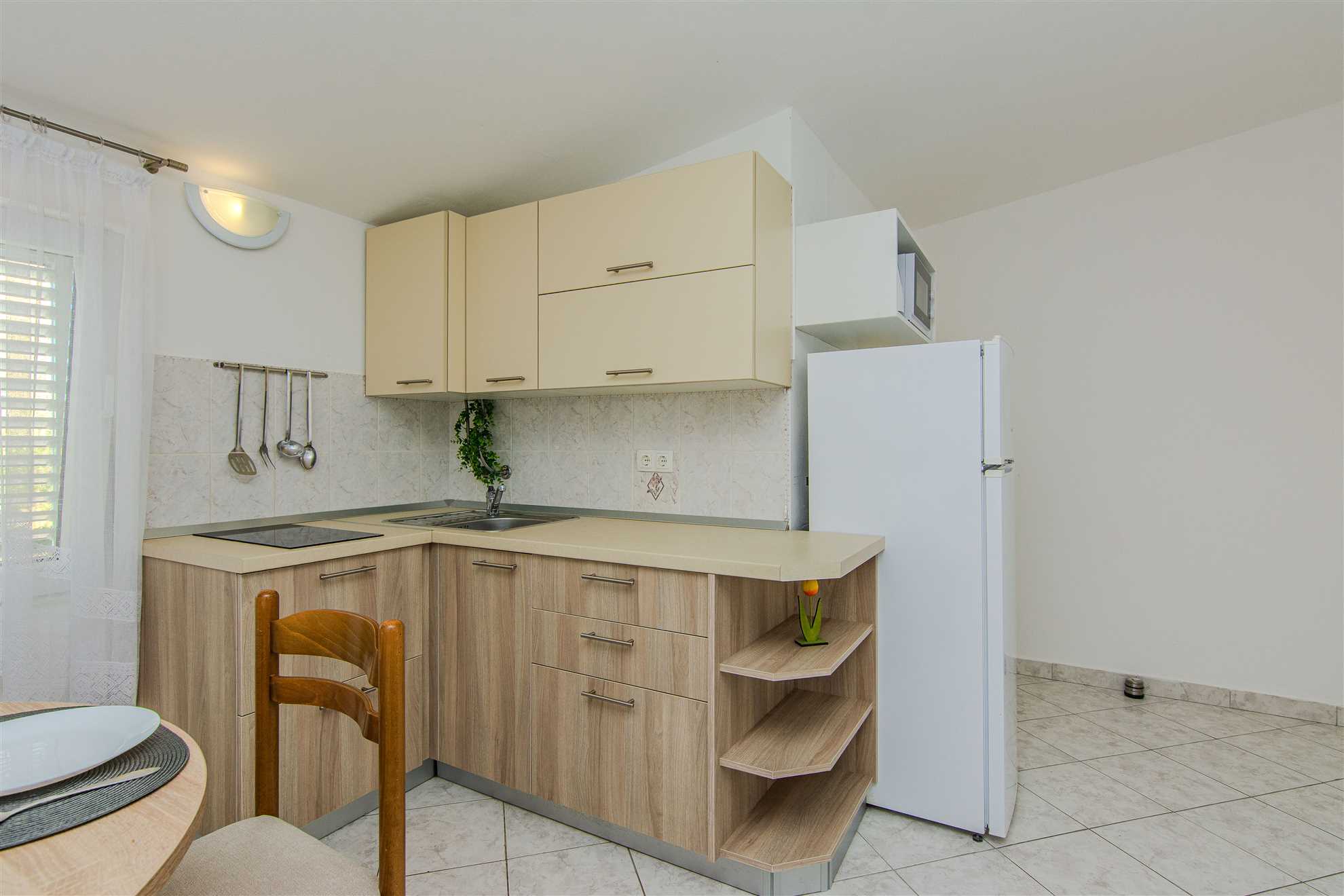 Comfortable apartment for 2-3 persons | 120 m from beach | Quiet location