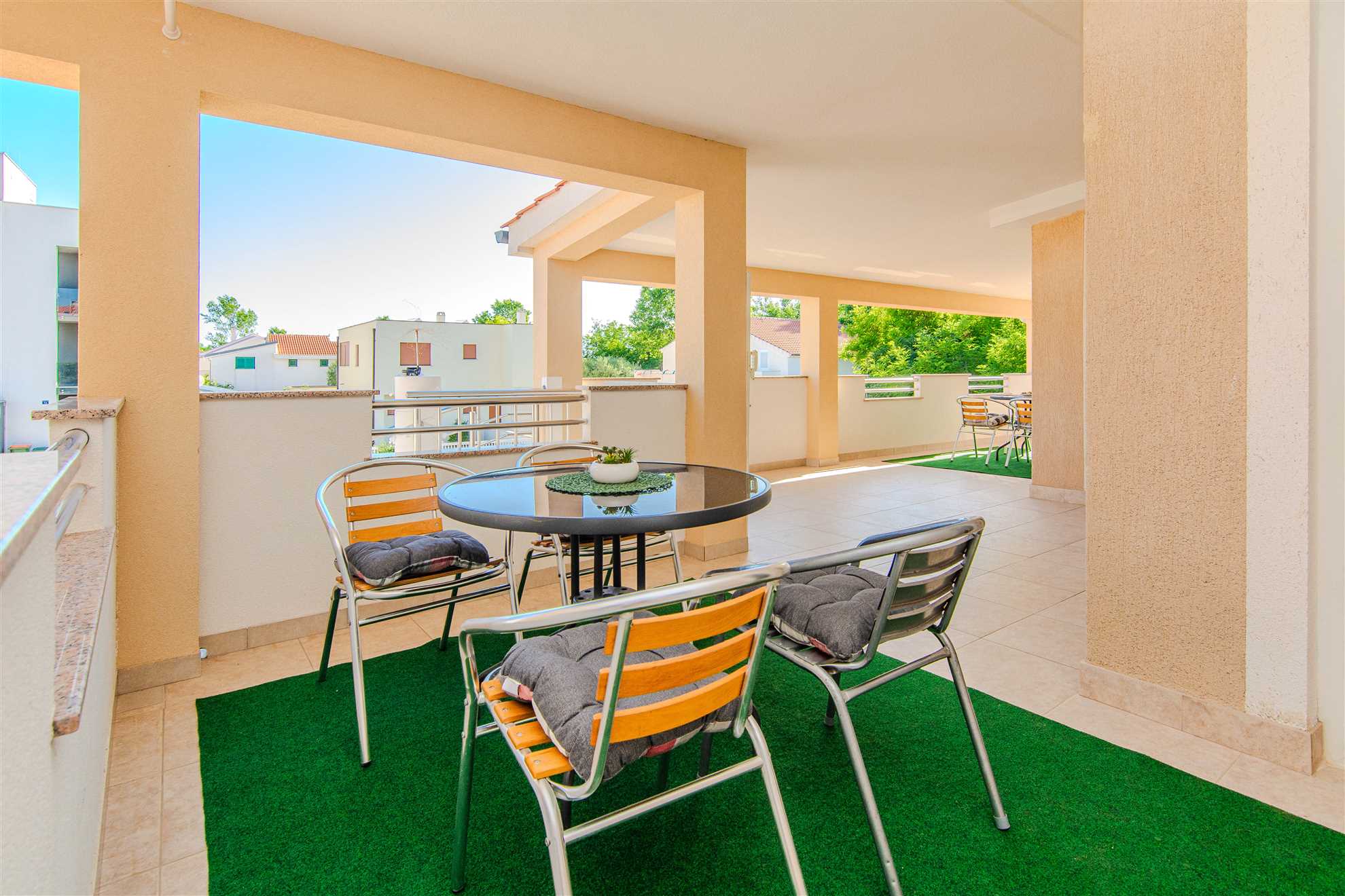Comfortable apartment for 2-3 persons | Air conditioning, internet, grill | 120 m from the sea