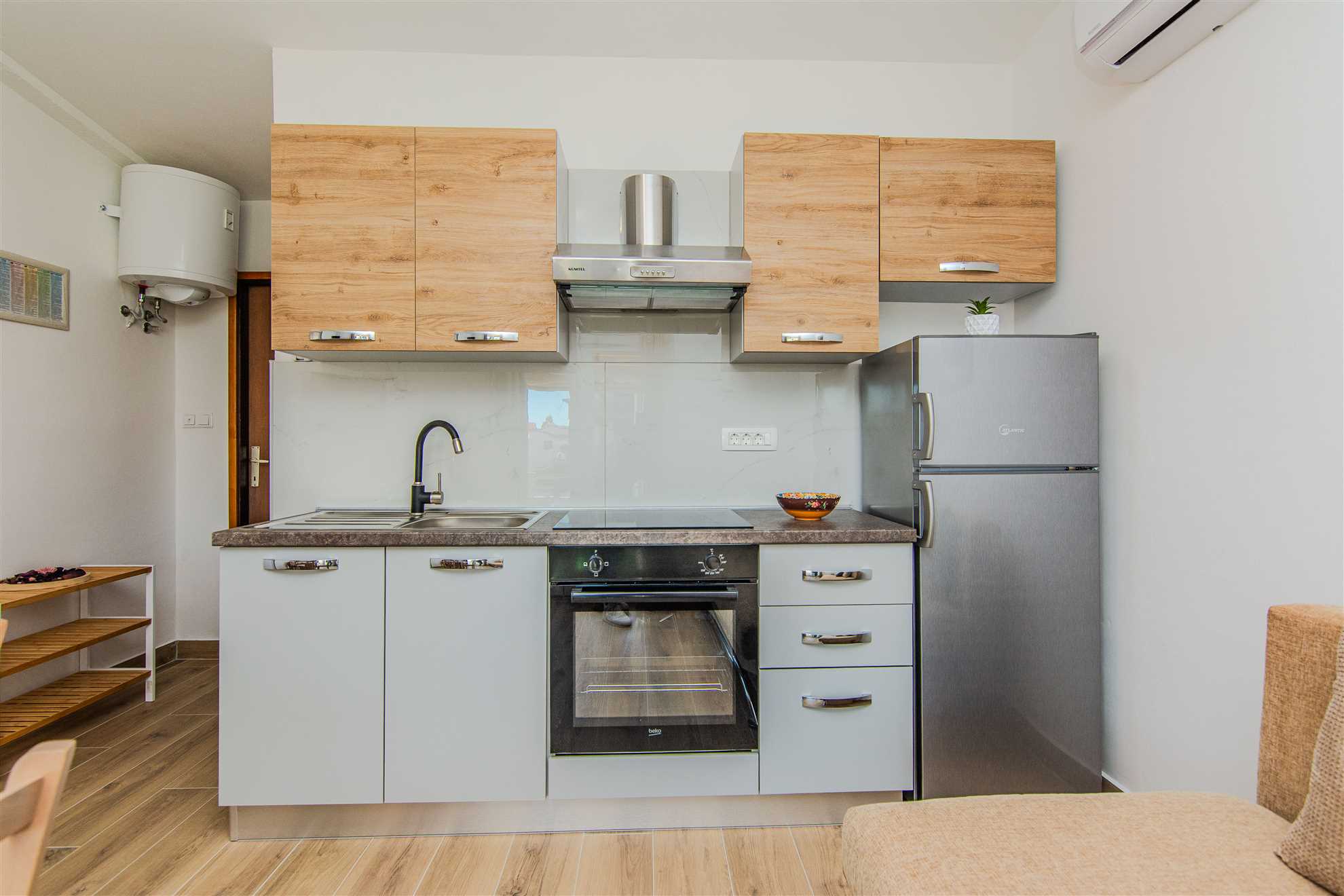Apartment in a quiet area | 120 m from beach | For 2-3 persons