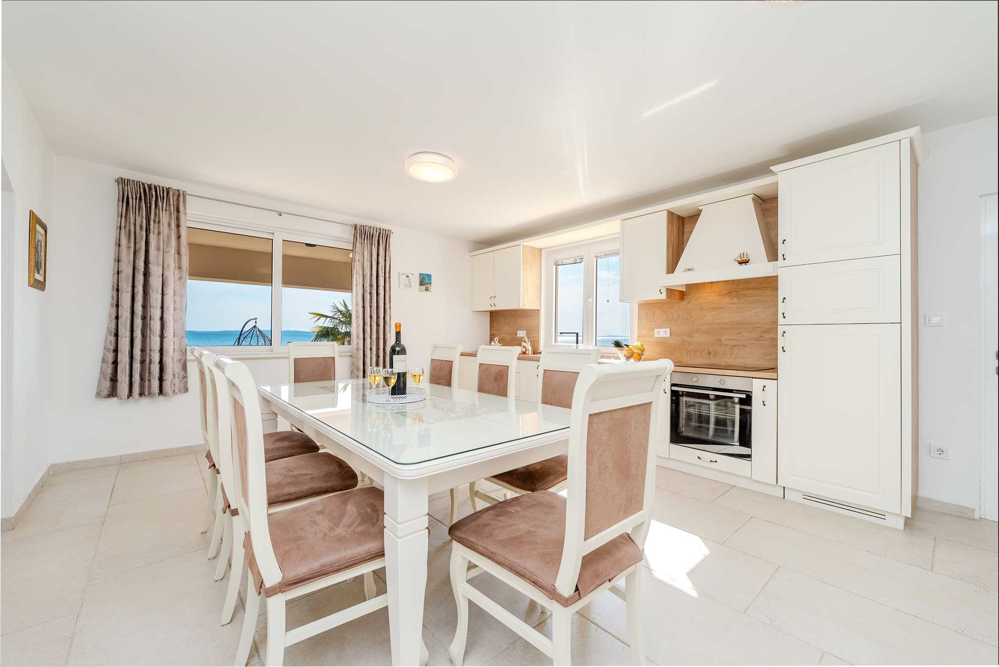 Panoramic sea view | Ideal for 6-8 persons | Beachfront