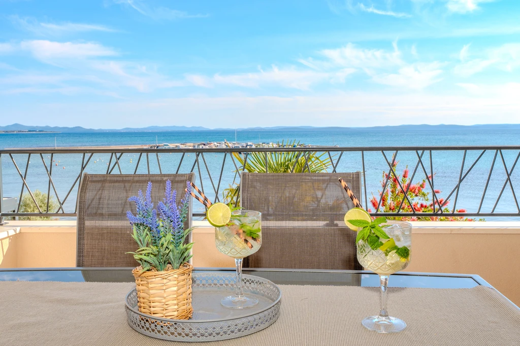 Sea-View Apartment in Privlaka for 4–6 Guests