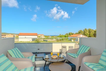 Vir Apartment for 4 Guests with Partial Sea View