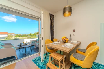 Vir Apartment for 4 Guests with Partial Sea View