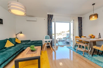 Vir Apartment for 4 Guests with Partial Sea View