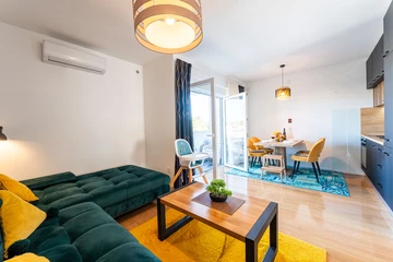 Vir Apartment for 4 Guests with Partial Sea View