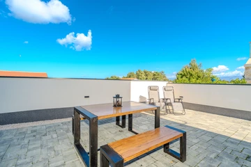 Vir Apartment for 4 Guests with Partial Sea View