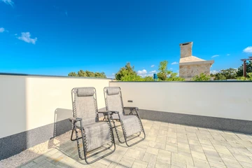 Vir Apartment for 4 Guests with Partial Sea View