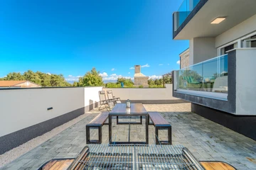 Vir Apartment for 4 Guests with Partial Sea View