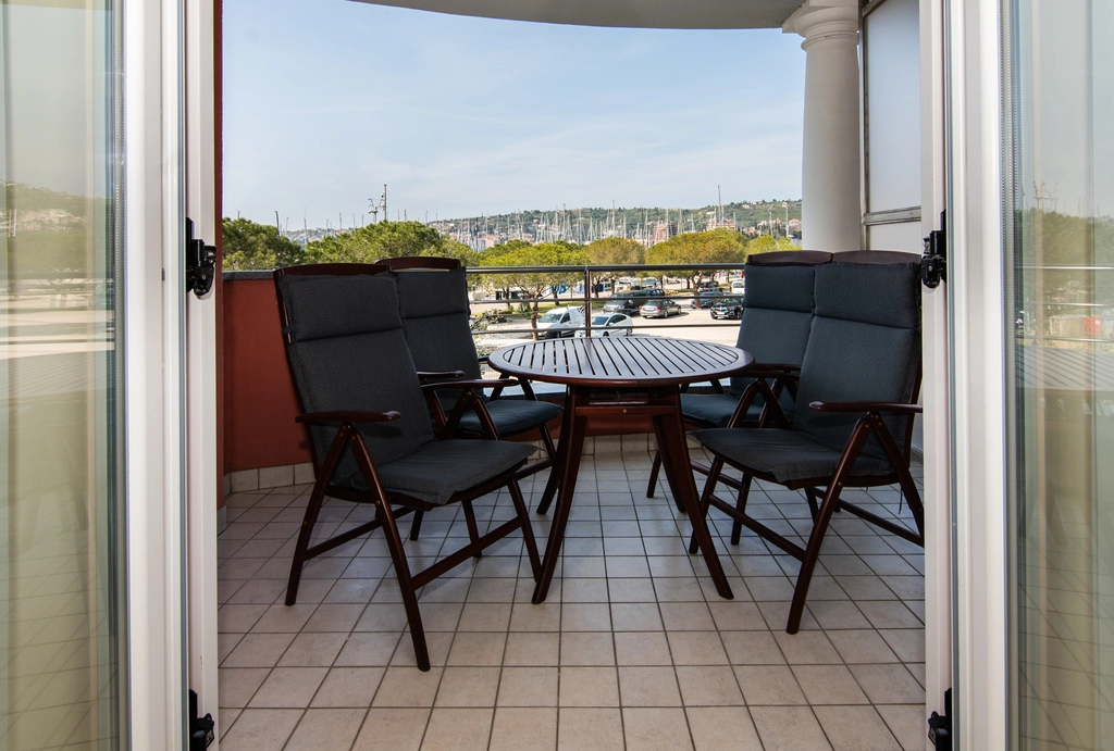 Two-Bedroom Apartment with Balcony in Portorož