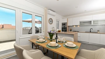 2-Bedroom Apartment with Balcony in Trogir